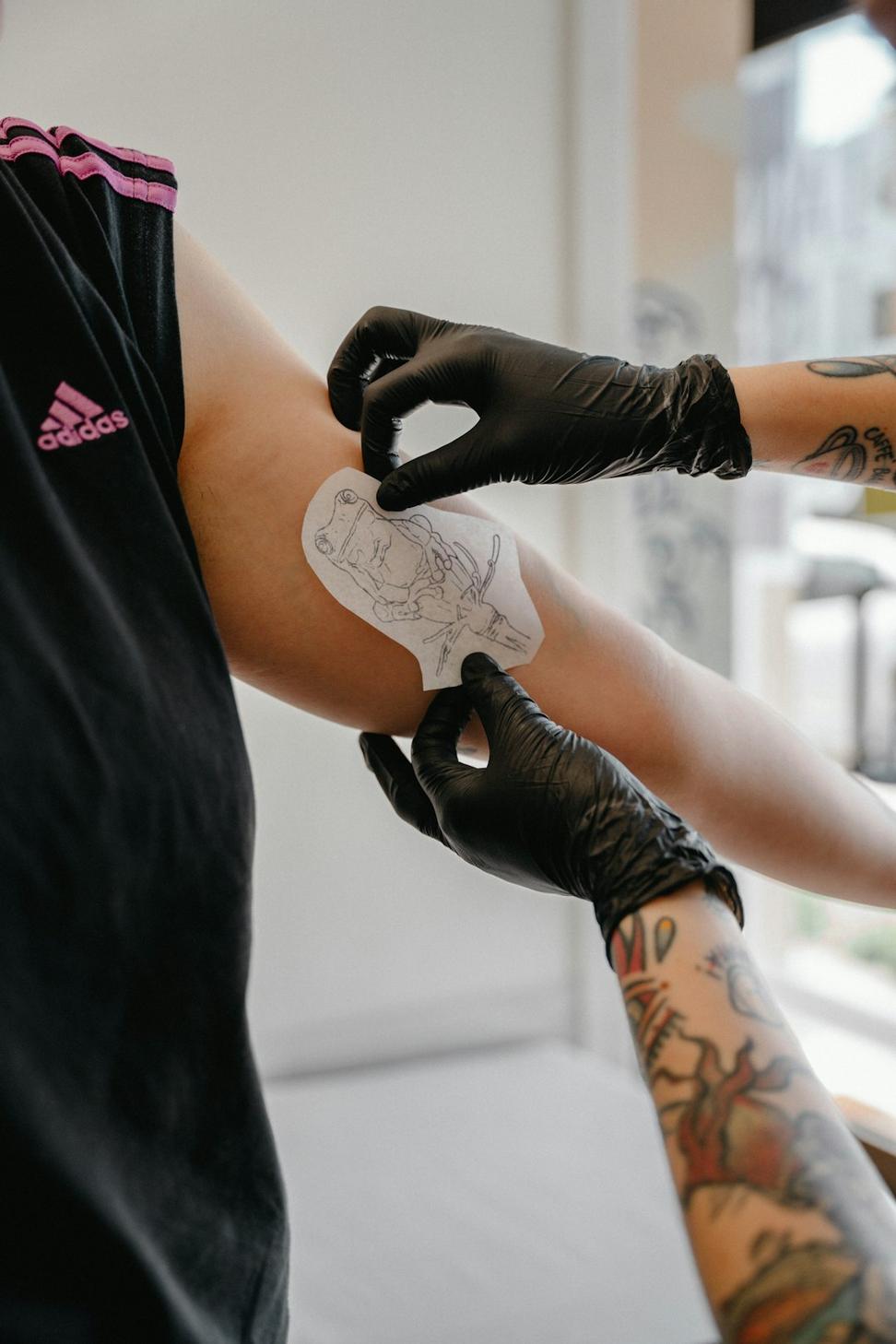 Boxing gloves at gym